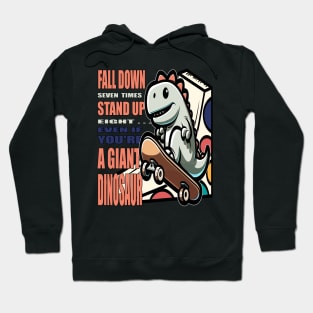 Skateboarding Dino Hoodie